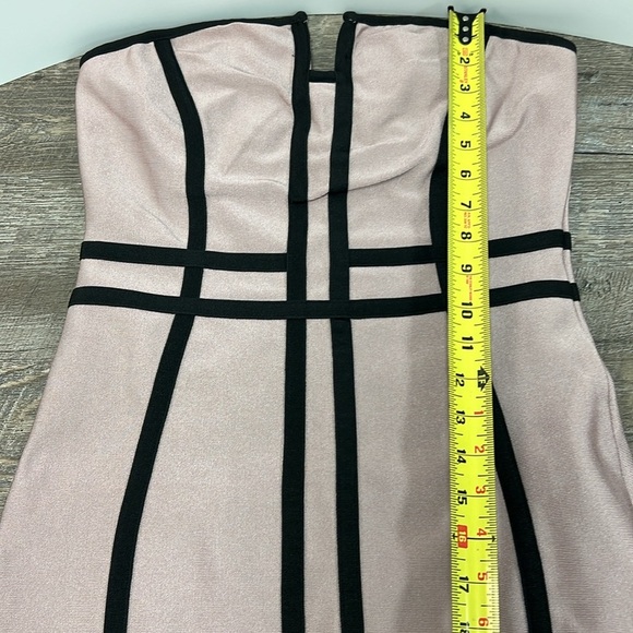 Wynwood Couture Strapless Fitted Corset Trimmed Dress Size Large - Picture 11 of 13